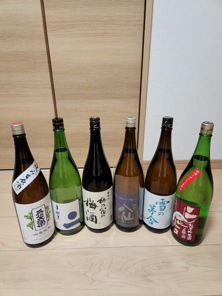 日本酒と梅酒6本セット