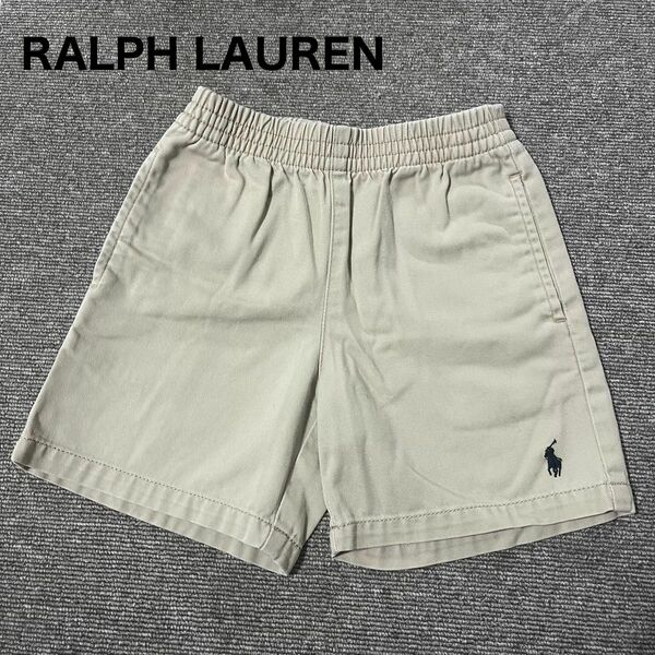 RALPH LAUREN ラルフローレン　短パン　ハーフパンツ ９０　ベージュ　キッズ