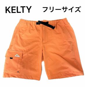 KELTY 半ズボン　ハーフパンツ　パンツ　オレンジ　短パン　キャンプ　半パン　 ショートパンツ アウトドア