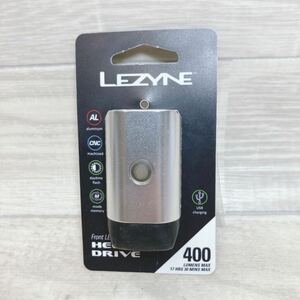 E51611 未使LEZYNE(レザイン) HECTO DRIVE 400XL 1-LED Max 400ルーメン USBリチャージ ラ (シルバー)