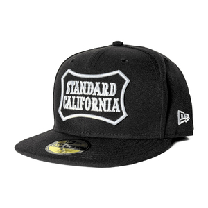 （STANDARD CALIFORNIA/スタンダードカリフォルニア）NEW ERA × SD 59Fifty Logo Cap　ブラック 7 3/8