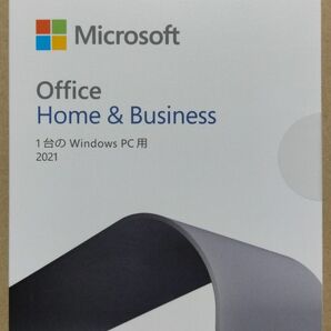 Microsoft Office 2021 Home and Business カード 永続版 Windows PC用