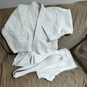  judo put on physical training . industry white obi size 3