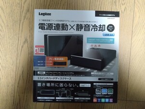 ロジテック HDDケース（ハードディスクケース） 3.5インチ 外付 冷却ファン搭載　LHR-EGU3F