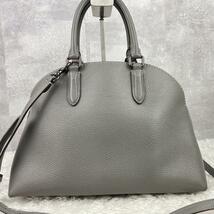 美品　コーチ　2wayショルダーバッグ　クインサッチェルバッグ　グレー　レザー　COACH 30951 Quinn Satchel bag_画像2