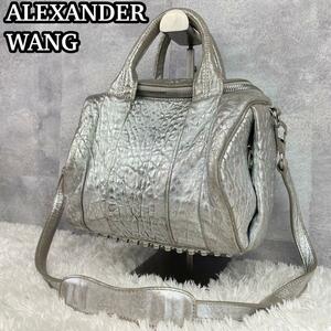  Alexander one Rocky 2way shoulder bag Mini Boston studs Alexander Wang