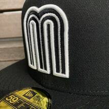 USA限定 【7】 NEWERA ニューエラ 59FIFTY 「Team Mxico」 メキシコ代表 ブラックエディション ナショナルチーム WBC 国旗 _画像4