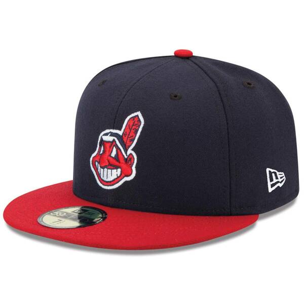 USA正規品 「7.3/8」 希少 ワフー酋長 Newera ニューエラ 59FIFTY クリーブランド Indians インディアンス 紺 赤 MLB メジャー Home