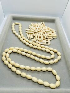 Art hand Auction [Home storage item] Ivory style/Mammoth style/Necklace/Accessories/Bulk/Handmade/Design/Bulk/142.4g/Please see the photo!, Women's Accessories, necklace, pendant, others