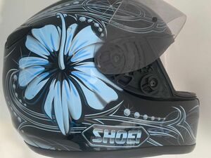 画像20枚　激レア　廃番品　SHOEI アロビス　ショウエイ フルフェイスヘルメット　ハイビスカス　当日発送　