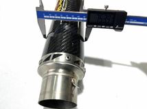 G94 USED品 50.8mm ワンズ管 カーボン スリップオン サイレンサー YZF R25 NINJA250R GSX250R CBR250RR MC41 MC52 CB400SF NC 31 39 42_画像7