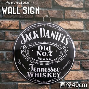 1 jpy ~ selling out retro tin plate signboard metal plate Jack Daniel american retro american miscellaneous goods Vintage antique BZ-212