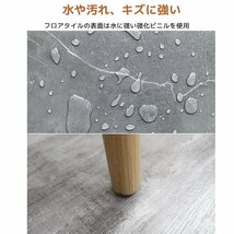 フロアタイル 大理石調 接着剤付き 床材 フローリング 貼るだけ フローリングタイル DIY 床 600角 600mm 60cm 28枚セット FT-20_画像4