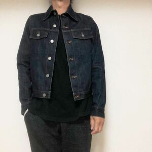 日本製pheromone jeans赤耳セルビッチ　2ndタイプ　デニムジャケット1ショート丈　短丈