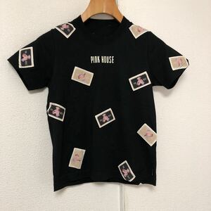 日本製ピンクハウスpink houseベアー　パッチTシャツM黒 ブラック 