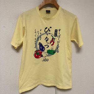 PEANUTSスヌーピー日本語TシャツL