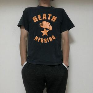 USA製PRIDE beams ヒースヒーリングHeath Herring TシャツS総合格闘技　アンビルanvil 00s Y2K