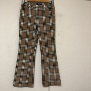 BURBERRY LONDON Burberry London noba check flare pants 38 boots cut Y2K three . association 