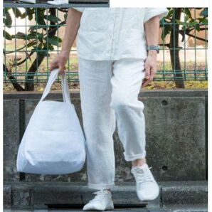 新品未使用あっこたん×キナル× fog linen work あっこたんと作る理想のお洋服 シュッと！パンツ ホワイト