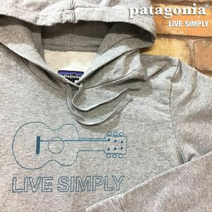 ★正規品★【patagonia パタゴニア】リブシンプリー 弦1本ギター プルオーバー スウェットシャツ パーカー[レディース M]杢グレー K2-813