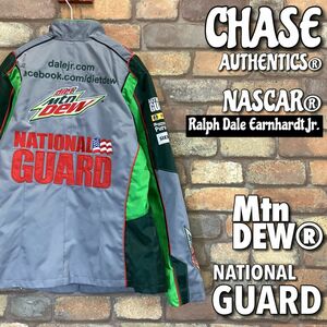 ★USA直輸入★豪華刺繍★美品★【CHASE AUTHENTICS】NASCAR デイル・アーンハート・ジュニア レーシングジャケット 【レディース M】K3-339