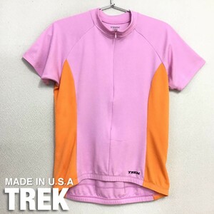 ★訳アリ価格!!★USA製★[TREK トレック]プルオーバー 半袖 サイクルジャージ[M]自転車 ロードバイク ウォーキング フィットネス K2-547