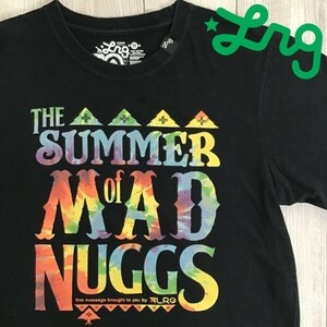 *USA direct import * regular goods *[Lrge lure ruji-]The Summer of Mad Nuggs Thai large print short sleeves T-shirt [ men's M] black Street K-890