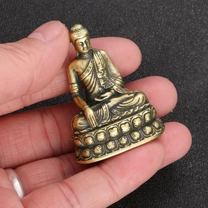 2000327142-2 真鍮釈迦アンティーク仏陀の装飾品、絶妙な純銅の仏像真鍮工芸ギフト