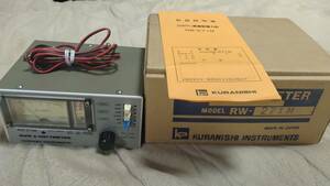 klanisiSWR & WATTMETER RW-271M 130~500MHz 800~1300MHz KURANISHI