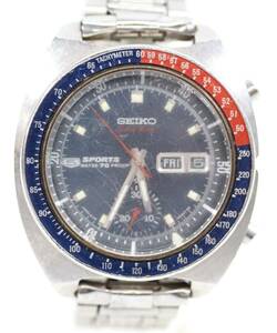 Y6206#◆ジャンク品◆SEIKO セイコー 5 スポーツ スピードタイム 自動巻 6139-6000　＊動きません・リューズ取れ