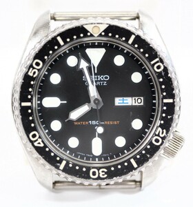 Y6220#◆中古品◆SEIKO セイコー ダイバー150ｍ デイデイト クォーツ 7548-7000　＊文字盤のみ