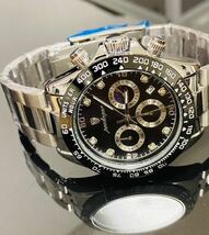 新作　メンズ腕時計　クロノグラフ アナログ腕時計　ストップウォッチ　防水 ジルコニア　ステンレス1371人気商品　在庫限り_画像3