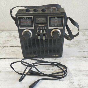  Showa Retro Toshiba IC radio RP775F SOUND 750 GS 70 period Vintage radio operation verification ending that time thing attached earphone attaching GTV 7 band 