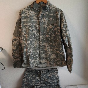 米軍ミリタリー 上下 迷彩服 デジカモ ARMY Mサイズ メンズ 