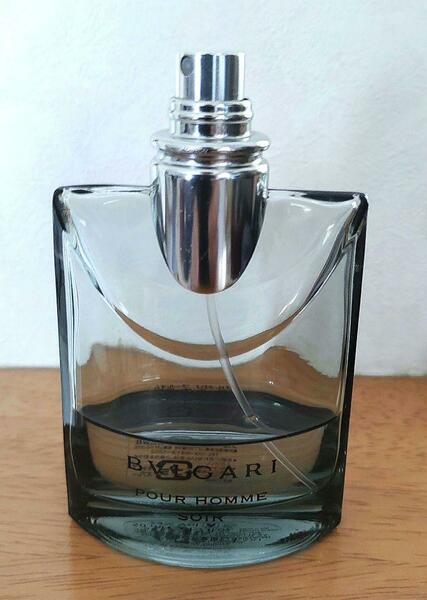 送料無料 BVLGARI ブルガリ プールオム ソワール オードトワレ メンズ 男性 香水スプレー 中古品 フレグランス 50ml EDT