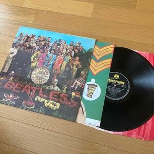 BEATLES SGT. PEPPER'S LONELY HEARTS CLUB BAND Britain original monaural record wide Spy n Beatles 