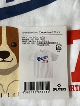 番外編【MLB正規公式】大谷翔平 デコピン Tシャツ ホワイト Sサイズ～送料無料・1月末までの受注生産品でした。男女兼用1点のみ _画像3