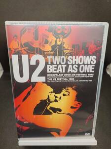 【送料無料】美品 U2 - Two Shows Beat As One： Rockpalast ＆ US Festival 1983