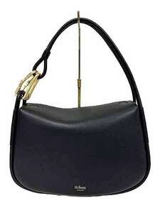 [ used ][ beautiful goods ]Mulberry maru Berry handbag lady's black leather _s-0076-r28