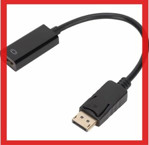 新品 プロジェクター用 TV用 コンバーターケーブルオス-メス DisplayPort 変換ケーブル