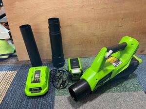 GreenWorks 40V 充電式ブロワー　美品　値引き不可