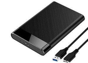 新品未使用 2.5インチ HDDケース USB3.0対応 ブラック SSDケース 外付け スライド式