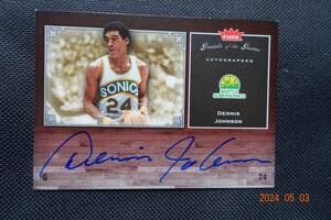 Dennis Johnson 2005-06 Fleer Greats of the Game Autographs