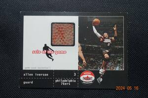 Allen Iverson 2001-02 Fleer Shoebox Game-Used Ball #222/300