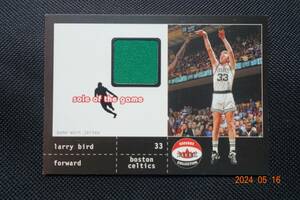 Larry Bird 2001-02 Fleer Shoebox Game-Worn Jersey #003/200