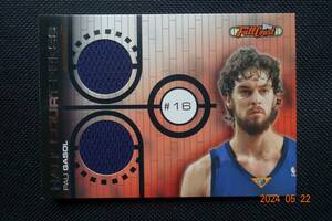 Pau Gasol 2006-07 Topps Full Court 　Half Court Press Relics Dual #05/99