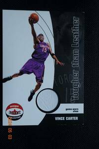 Vince Carter 2001-02 Fleer Shoebox Tougher than Leather #064/100 ※Shoe カード