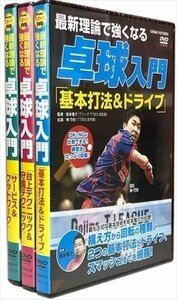 最新理論で強くなる 卓球入門 3巻セット 【DVD】 TMW-075-076-077-CM