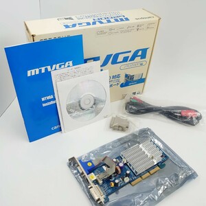 4A591D【動作保証付】canopus MTVGA 6200A (AGP8x/NVIDIA GeForce6200/128MB/ロープロ/ファンレス/DVI