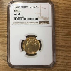 NGC AU58オーストラリア1ソブリン金貨